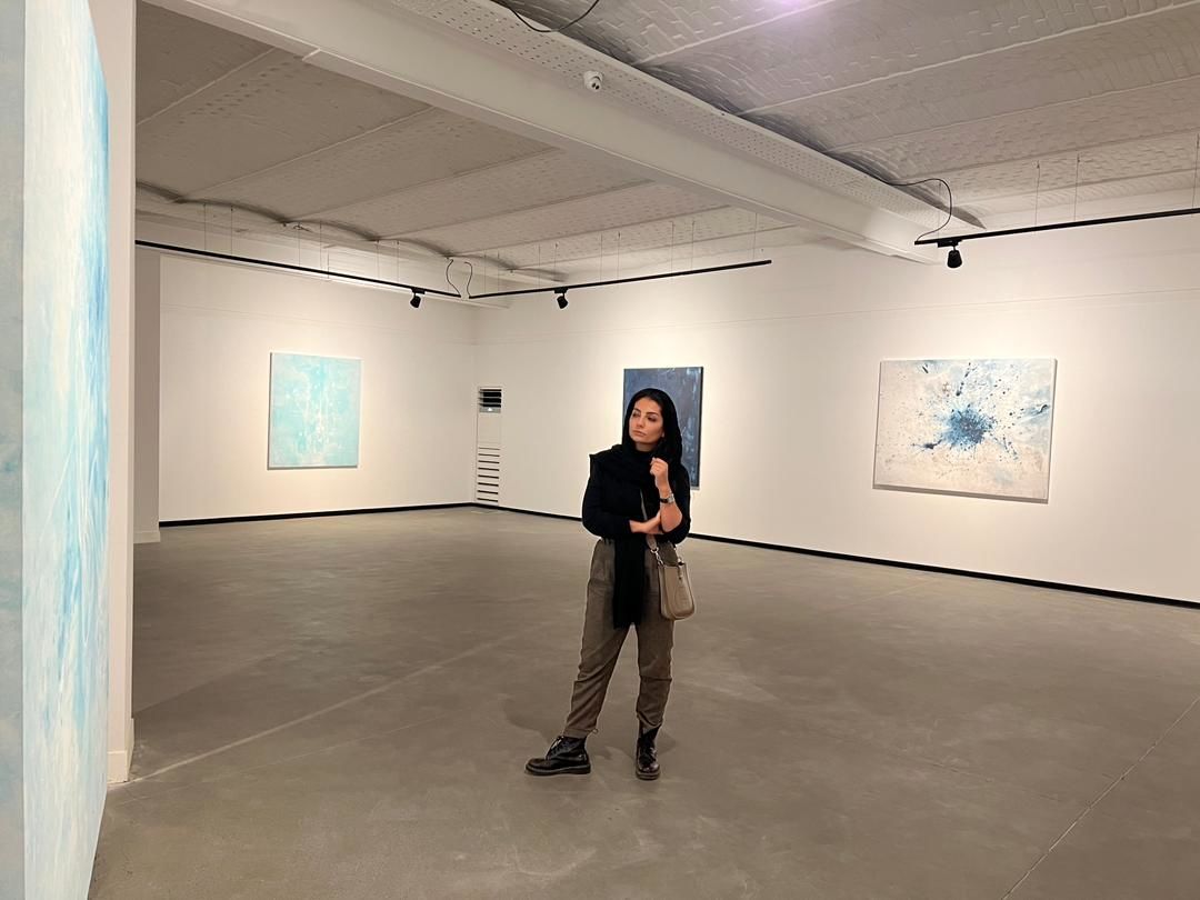 Marjan Shokri in Ariana Art Gallery